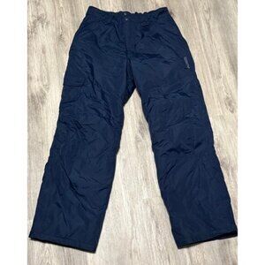 Columbia Navy blue‎ snow pants size med see photos for measurements